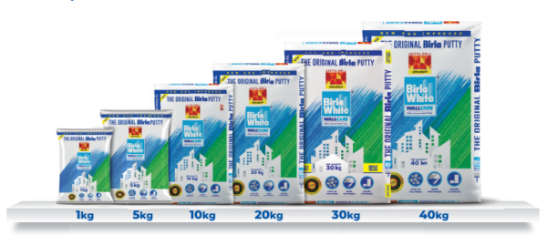 WHITEST WALLCARE PUTTY BIRLA 30KG BAG - Image 2
