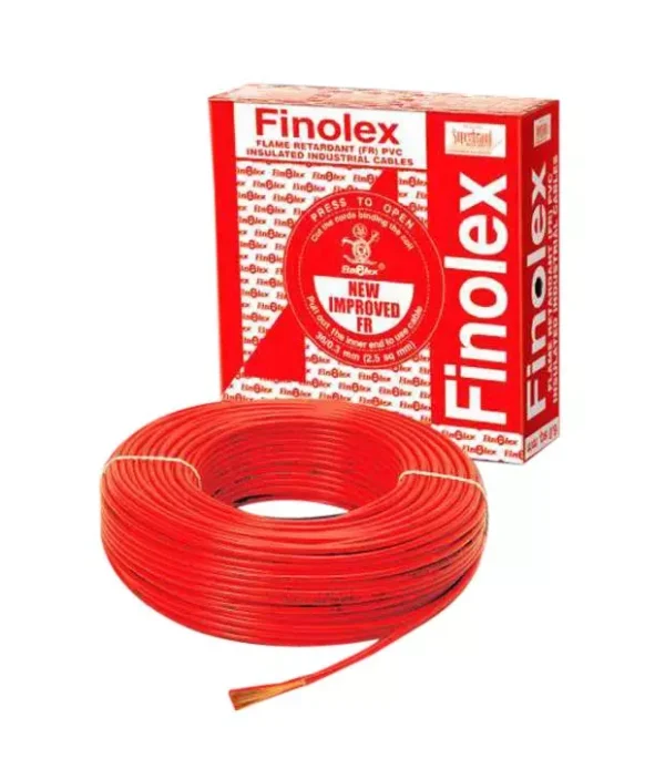 1.0 SQMM 90 MTR HOUSE WIRE FINOLEX GOLD - Image 2