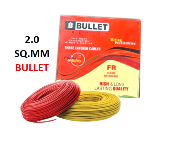 2.0 SQMM 90 MTR HOUSE WIRE BULLET