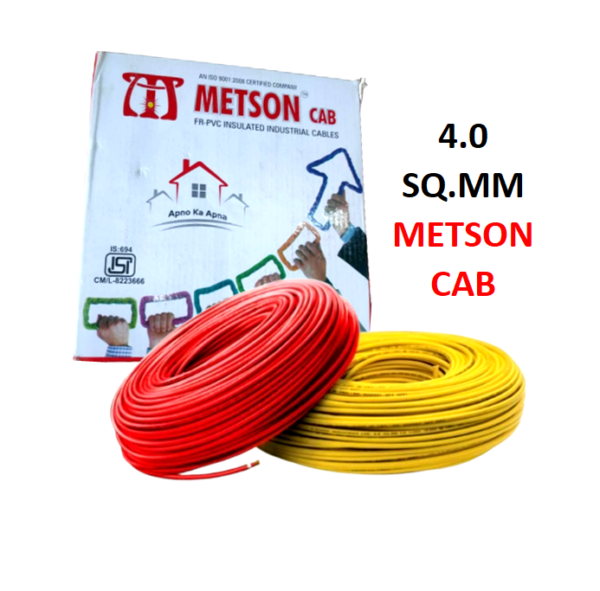 4.0 SQMM CAB 90 MTR HOUSE WIRE METSON