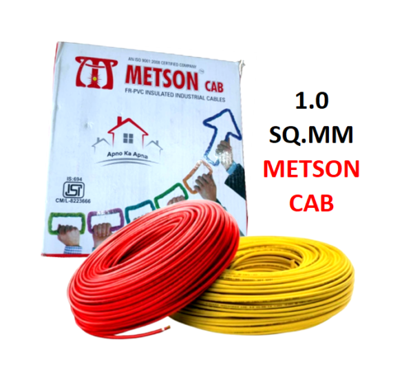 1.0 SQMM CAB 90 MTR HOUSE WIRE METSON
