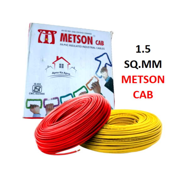 1.5 SQMM CAB90 MTR HOUSE WIRE METSON