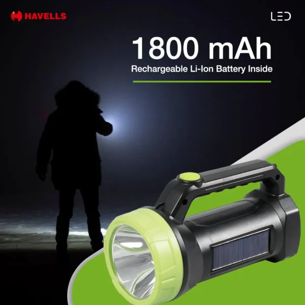 3W BEEMER PLUS SOLAR LED TOURCH HAVELLS - Image 7
