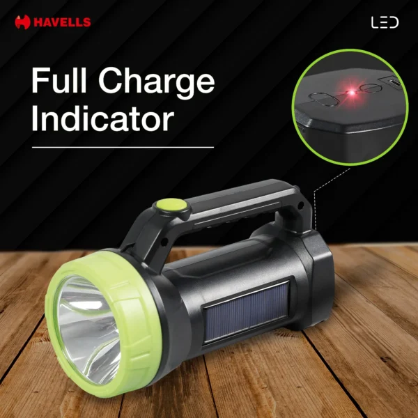 3W BEEMER PLUS SOLAR LED TOURCH HAVELLS - Image 3