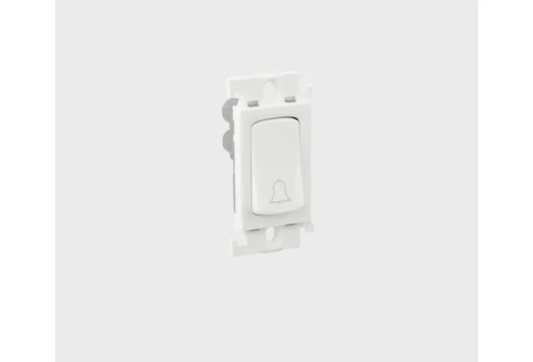 MYLINC 6A 1 WAY BELLPUSH SWITCH 1 MODULE WHITE 675504 - Image 3